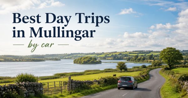 Scenic Westmeath countryside and lake near Mullingar